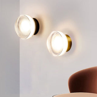 Modern acrylic wall light sleek illuminated — LED sconce
