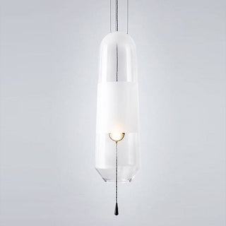 Colgante de cristal Cápsula – Lámpara colgante moderna con diseño elegante y ajustable