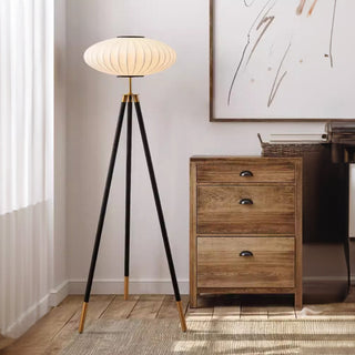 Silk classical lamp front — elegant iron base soft design