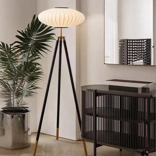 Elegant silk lamp close-up — classical iron soft detail