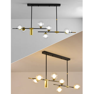 LED Sputnik Chandelier – Modern 7 Light Gold Tier Contemporary Fixture