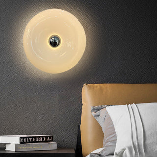 Dimmable donut glass modern wall sconce ambient — LED