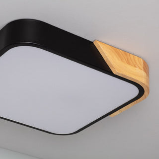 Nordic Ceiling Lamp – Rectangular LED Flush Mount Light for Living Room Lighting