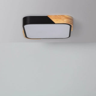 Nordic Ceiling Lamp – Rectangular LED Flush Mount Light for Living Room Lighting