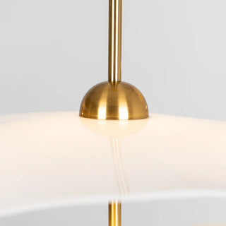 LED gold metal lotus chandelier Art Deco dining room fixture