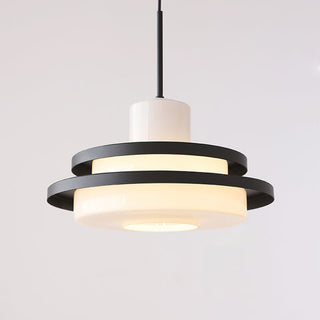 Equator pendant close-up — vintage glass adjustable hanging lamp