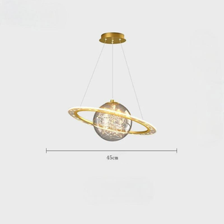 Space Pendant Lamp – Color Changing LED Kids Room Lighting With Planet Design