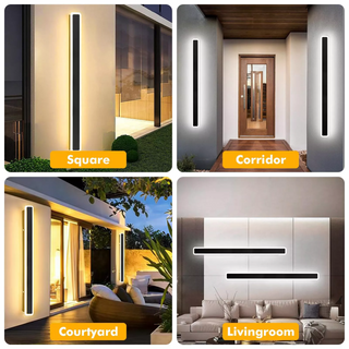 Waterproof IP65 outdoor LED garden wall lamp — sconce