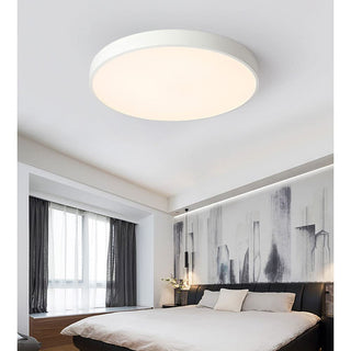 Plafonnier affleurant moderne – Luminaire LED rond | Éclairage de salle à manger minimaliste
