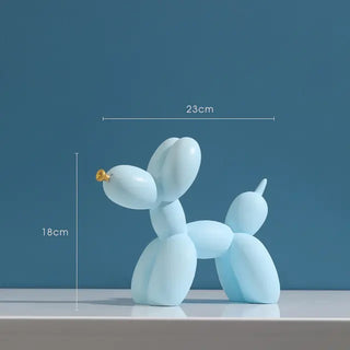 balloon dog sculpture colorful resin figurine eco friendly decor product view