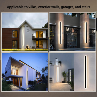 Modern LED IP65 outdoor garden wall sconce — waterproof
