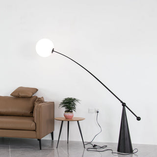 Designer iron lamp close-up — minimalist E27 detail