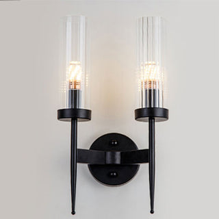 Chic Wall Lamp – Classic Wall Sconce with Fluted Glass & Gold Finish Lighting
