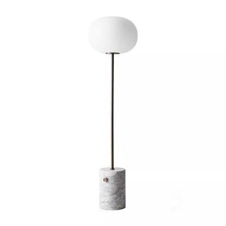 Globe marble lamp detail — modern glass brass iron
