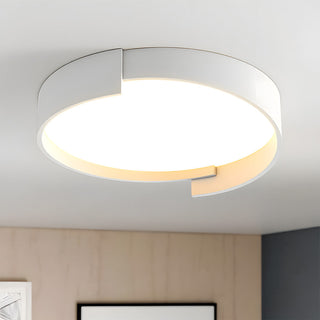 Modern LED ceiling fixture circular – iron acrylic bedroom