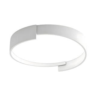 Plafonnier Rond à LED - Lampe Circulaire Moderne pour Chambre à Coucher avec Fixation en Fer Acrylique