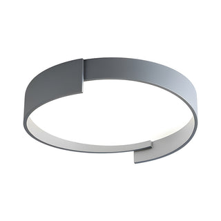 Plafonnier Rond à LED - Lampe Circulaire Moderne pour Chambre à Coucher avec Fixation en Fer Acrylique