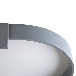 Plafonnier Rond à LED - Lampe Circulaire Moderne pour Chambre à Coucher avec Fixation en Fer Acrylique