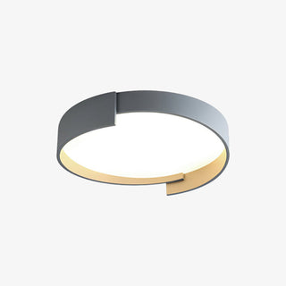 Plafonnier Rond à LED - Lampe Circulaire Moderne pour Chambre à Coucher avec Fixation en Fer Acrylique