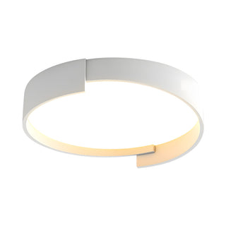 Plafonnier Rond à LED - Lampe Circulaire Moderne pour Chambre à Coucher avec Fixation en Fer Acrylique
