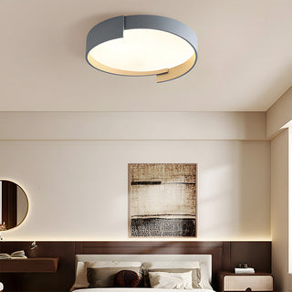 LED circular bedroom ceiling light – modern acrylic iron