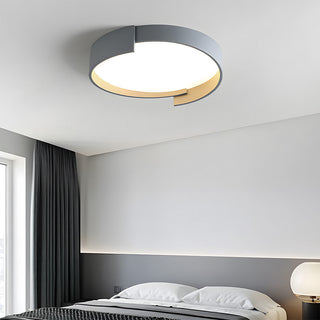 Circular LED ceiling lamp modern – iron acrylic bedroom