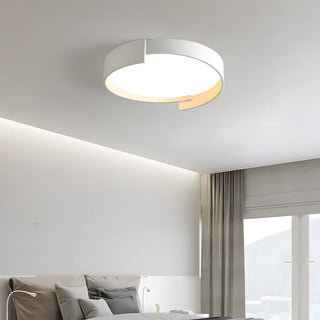 LED iron acrylic ceiling lamp circular – modern bedroom