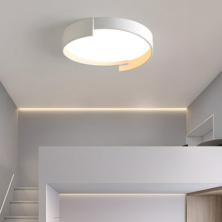 Circular bedroom ceiling light LED – modern iron acrylic