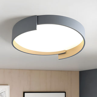 Modern circular ceiling light LED – bedroom iron acrylic