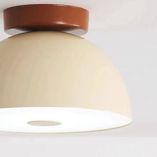 Retro Iron Ceiling Lamp - Cream Aisle Light With Adjustable Color Temperature