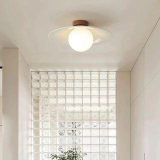 Retro Iron Ceiling Lamp - Cream Aisle Light With Adjustable Color Temperature