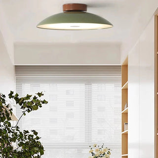 Iron ceiling fixture with adjustable color temp, retro cream