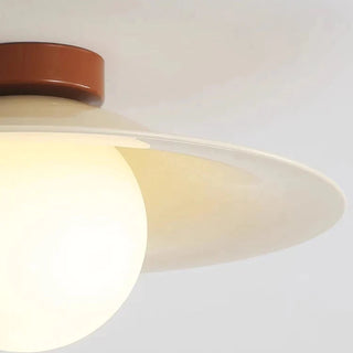 Retro Iron Ceiling Lamp - Cream Aisle Light With Adjustable Color Temperature