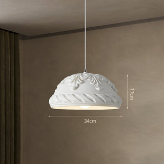 French Pendant Light - Retro Resin Vintage Lighting Fixture for Dining Room