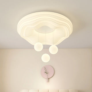 Warm soft white LED ceiling light French – kids room