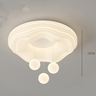 French warm kids ceiling lamp – soft white LED glow