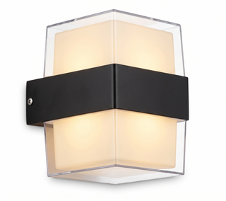 Outdoor Wall Light – Black Aluminium Exterior Wall Lamp | Weather Resistant Lighting