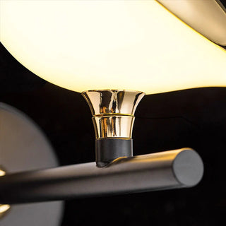 Golden bird acrylic LED wall lamp modern — hallway sconce
