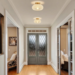 Luxury Glass Ceiling Light - Semi Flush Mount Indoor Ceiling Fixture for Living Room
