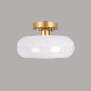 Luxury Glass Ceiling Light - Semi Flush Mount Indoor Ceiling Fixture for Living Room