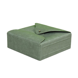 vintage office organizer moss green desk organizer set gold accents product view