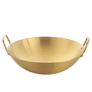 stainless steel frying pot durable wok pot holder eco friendly cooking rack close-up
