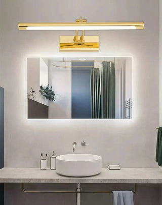 Contemporary Wall Light – Directional Stainless Steel Sconce with Integrated LED Module