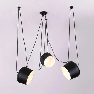 Industrial Pendant Light – Modern Metal Hanging Lamp With E27 Bulb Fixture