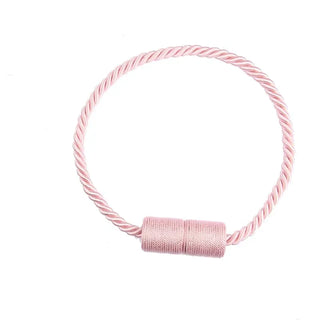 magnetic curtain tieback elegant polyester rope stylish window treatment angle view