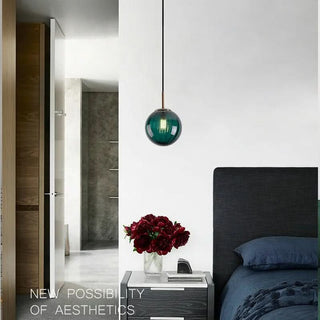 Glass Ball Pendant Light – Modern Nordic Lighting Design With Warm Ambient Lighting