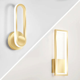 Minimalist Wall Light – Adjustable LED Lighting | Aluminum Wall Sconce, Warm & Cool White