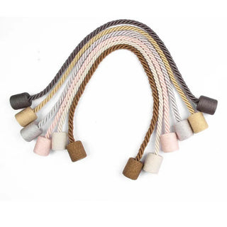 magnetic curtain tieback elegant polyester rope stylish window treatment lifestyle view
