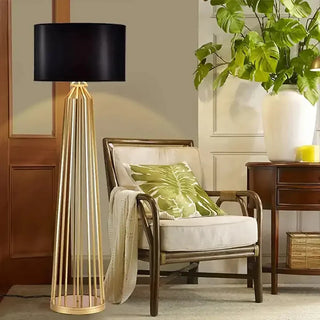 Dimmable LED Floor Lamp – Modern Metal Design With Adjustable Light Ambiance