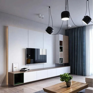 Industrial Pendant Light – Modern Metal Hanging Lamp With E27 Bulb Fixture